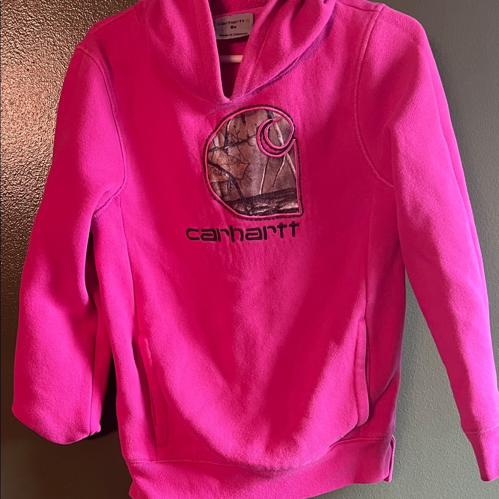 Carhartt Kids Vibrant Pink Hoodie